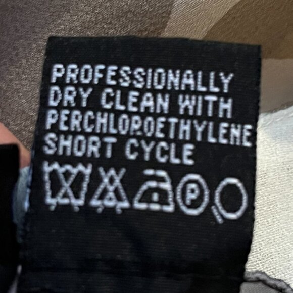 ETCETERA 100% Silk Luxury Ivory and Taupe Sleeveless Shell Tank Cami Size 8 - Picture 10 of 10